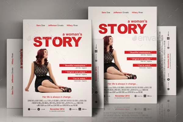 Free Movie Poster Templates – Printable Free & Premium PSD, AI, Word, Doc, InDesign, Vector, EPS, PNG, TIFF Formats Download